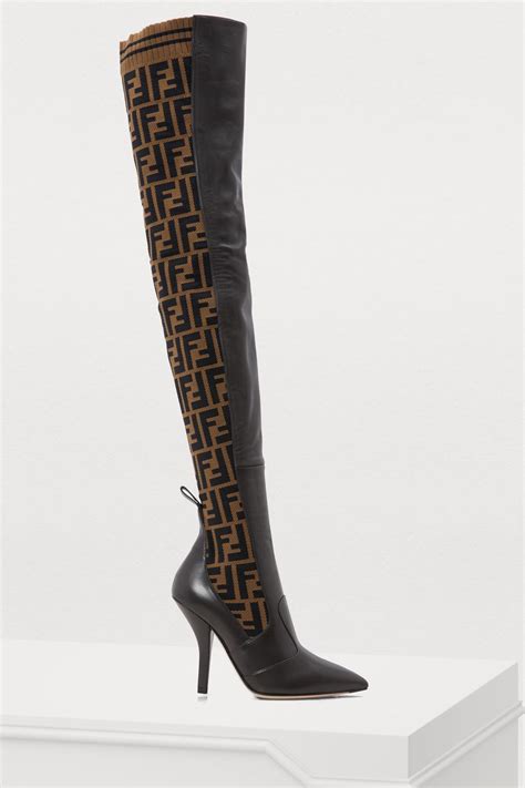 fendi high heels boots